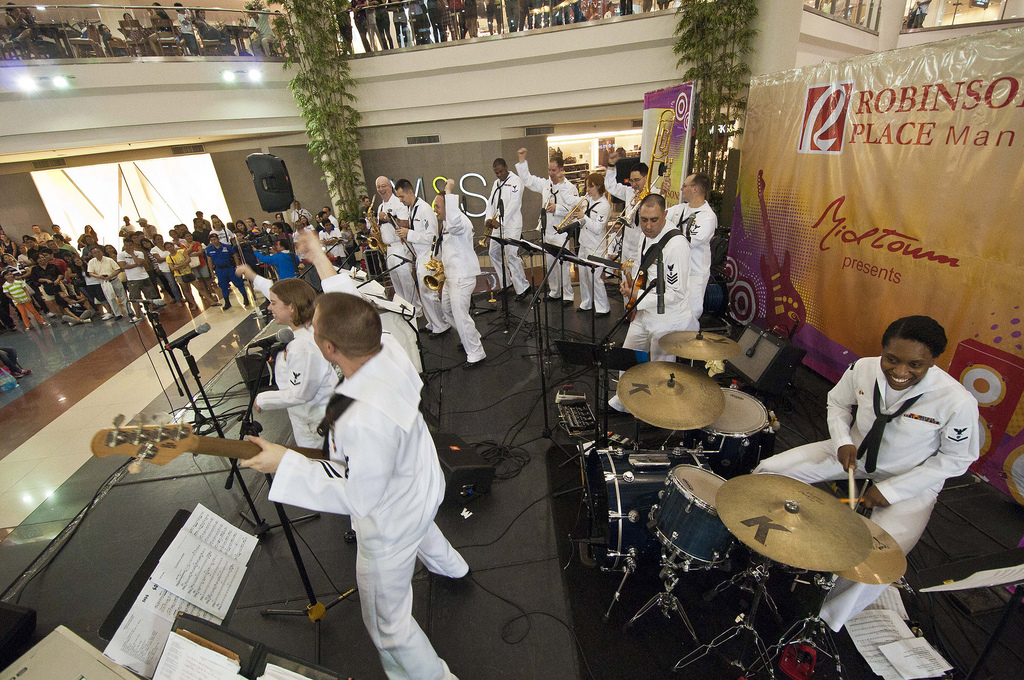 US Navy Band at Robinsons Place Manila
