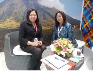 Ambassador Patricia Ann V. Paez and Ms. Susan del Mundo, Assistant Secretary for Sales and Marketing of the Philippine Tourism Promotions Board/Photo by dfa.gov.ph