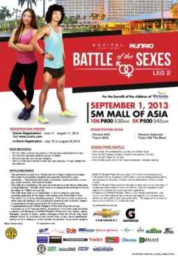 Sofitel Manila and Run Rio’s Battle of the Sexes Leg 2