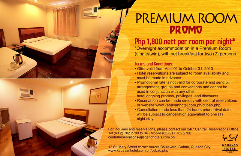 Kabayan Monumento Premium Room Promo