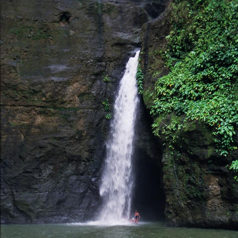The visible and taller third drop, Pagsanjan Falls Photo by: GFHund/Creative Commons