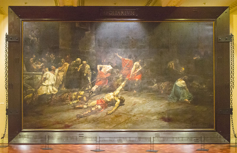 'Spoliarium' by Juan Luna, at the National Museum of the Philippines Image source: Marco Collado/Creative Commons