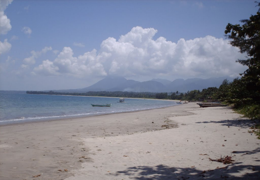 Mangcamagong Beach Photo by: Alejandro D. Maranan (SEMS/PASu AMMNBA DENR Camarines Norte) Used with Permission