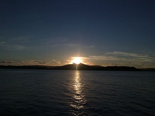 Sunset at Mambulao Bay Photo by: KateJosh12 /Wikimedia Commons 