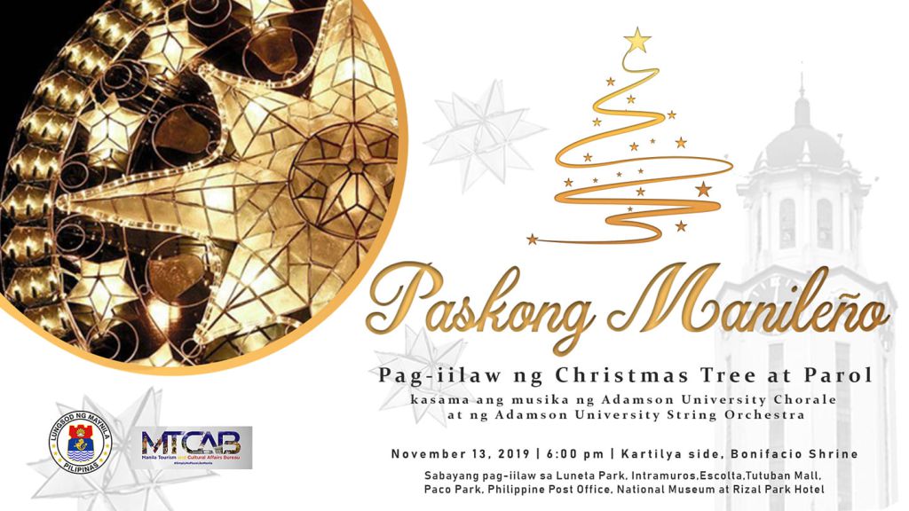 Manila Christmas Tree Lighting 2019